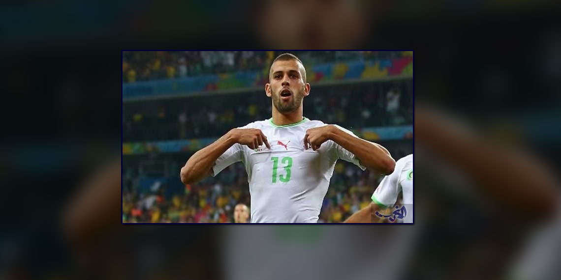 سليماني اسلام نجم المنتخب الوطني الجزائري