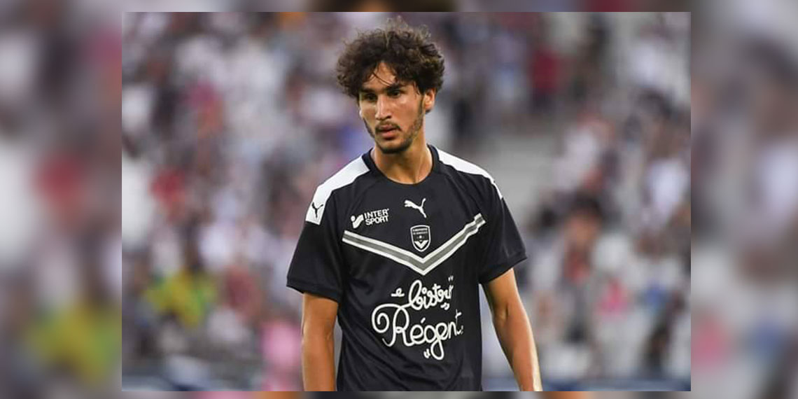 ياسين عدلي اللاعب الفرانكو جزائري لفريق بوردو الفرنسي