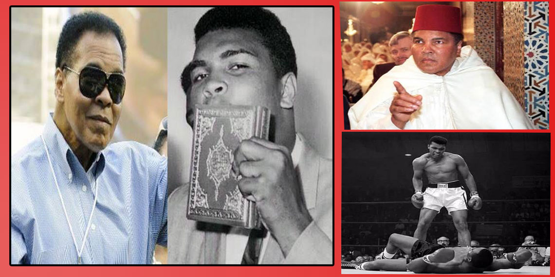 أسطورة الملاكمة الأمريكي محمد علي كلاي