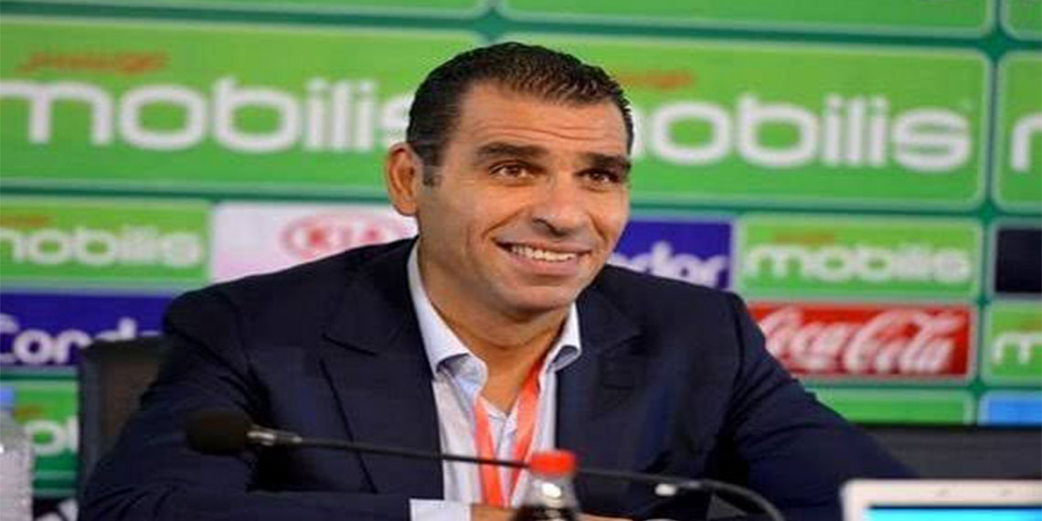 خير الدين زطشي رئيس الاتحادية الوطنية لكرة القدم