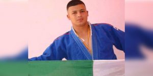 بطل الجزائر في الجيدو وزن 90كلغ بليل عزالدين