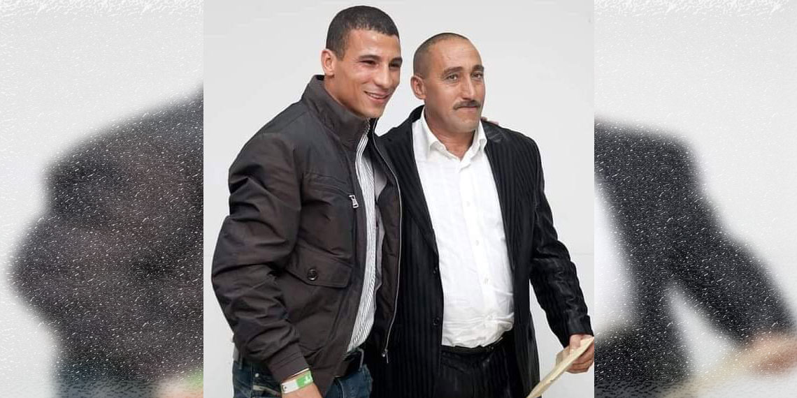 البطل الأولمبي الجزائري توفيق مخلوفي و المرحوم علي رجيمي