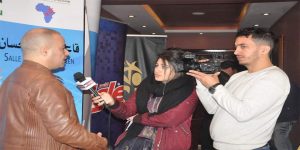 لاعبة بحرية حسين داي لكرة السلة والإعلامية نسرين شبوط