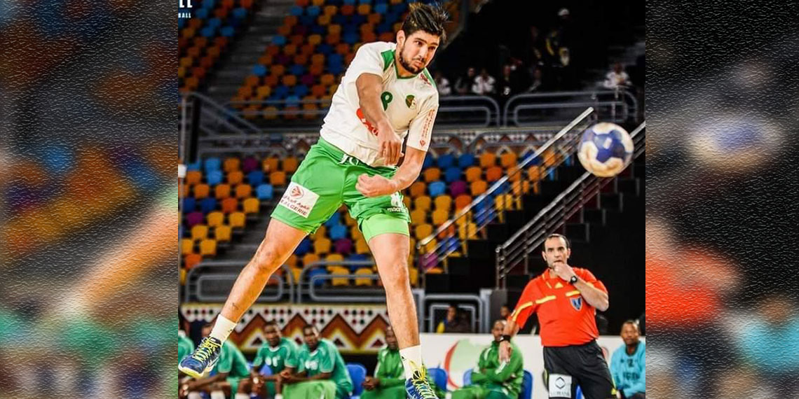 لاعب الخضر لكرة اليد ونجم نادي بيكوز التركي بوجناح أسامة