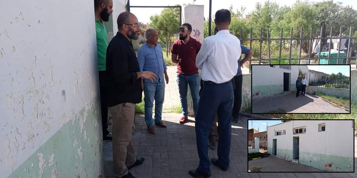 زيارة ملعب سكيو بغداد لبلدية حاسي الغلة