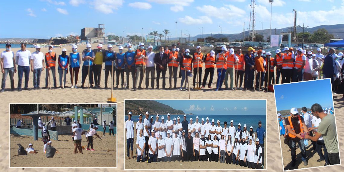 حملة تنظيف لشاطئ الأندلسيات