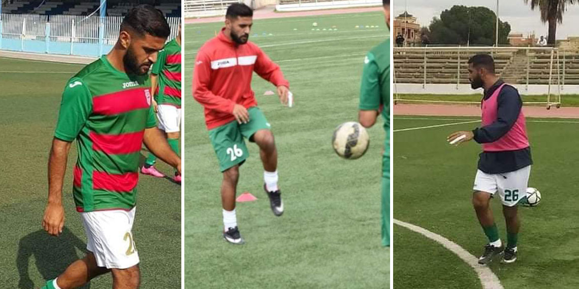 دوبال عبد المالك لاعب أمال الصاعد الفيرم