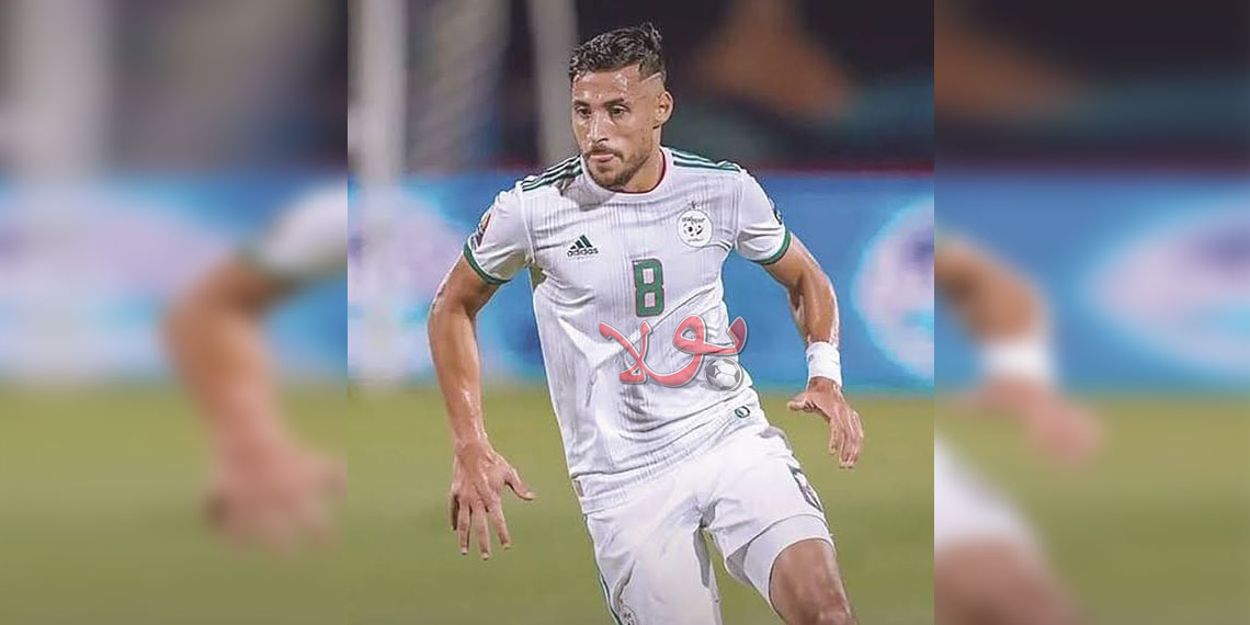 اللاعب الدولي الجزائري يوسف بلايلي