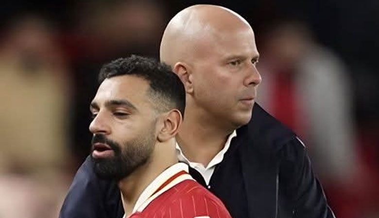 آرن سلوت و محمد صلاح