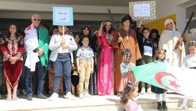 إحياء ليوم العلم بمتوسطة بريش يوسف