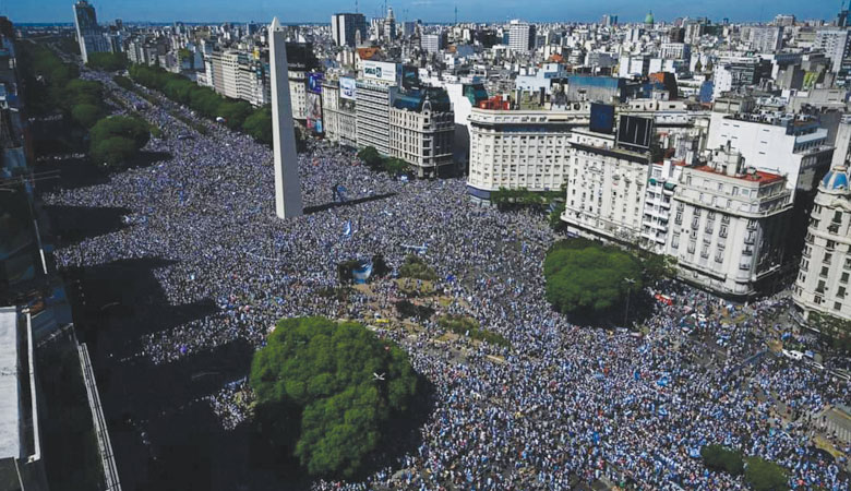 الجماهير الأرجنتينية