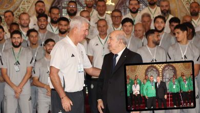 الرئيس تبون يكرم أبطال الجزائر