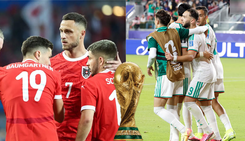 المنتخب الوطني الجزائري ونظيره النمساوي