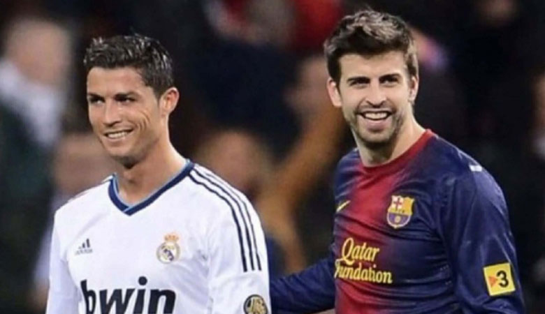 جيرارد بيكيه و كريستيانو رونالدو