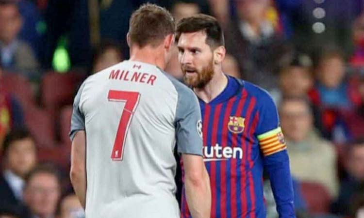 جيمس ميلنر و ليونيل ميسي