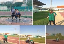 رياضيو المنتخب الجزائري لألعاب القوى لذوي الاحتياجات الخاصة