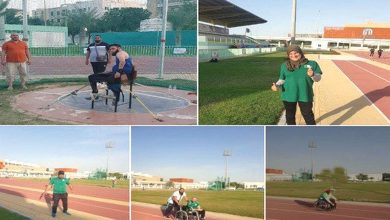 رياضيو المنتخب الجزائري لألعاب القوى لذوي الاحتياجات الخاصة