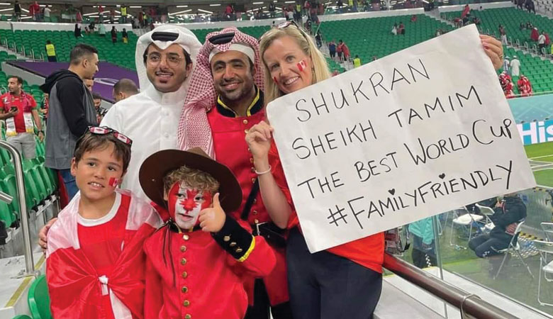 عائلة كندية تشكر أمير قطر على حسن الضيافة