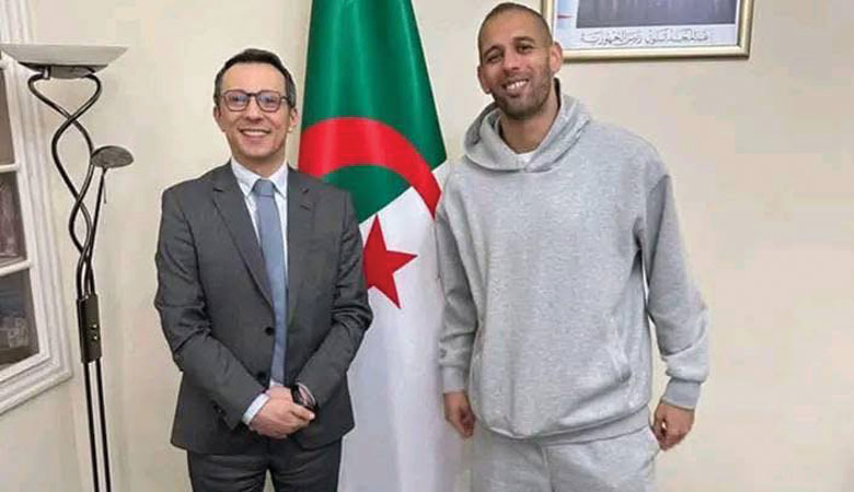 قنصل الجزائر في بروكسل يستقبل سليماني