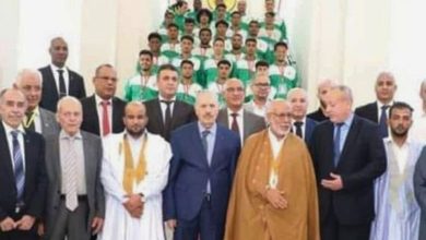 قوجيل يستقبل رئيس المجلس الوطني ووزير الشباب والرياضة الصحراويين
