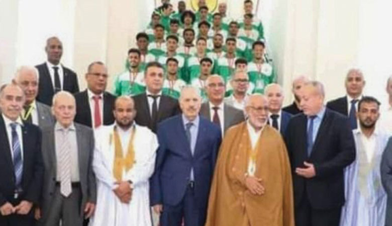 قوجيل يستقبل رئيس المجلس الوطني ووزير الشباب والرياضة الصحراويين