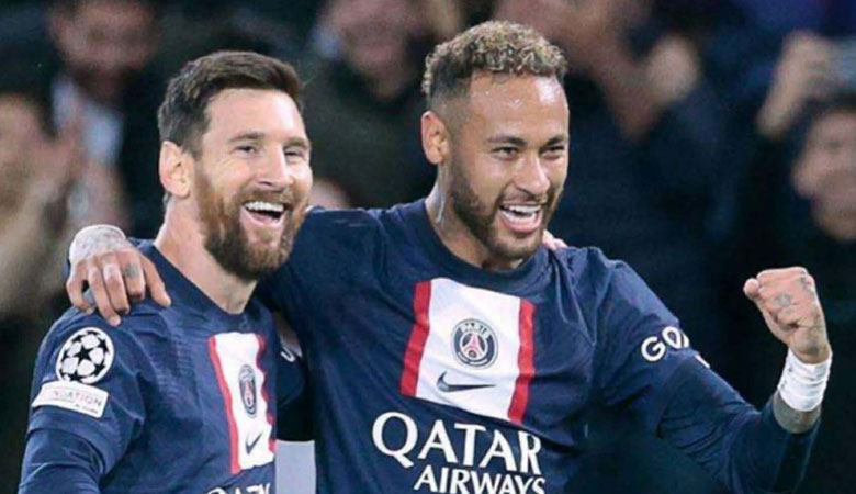 نيمار جونيور و ليونيل ميسي