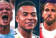 هالاند , مبابي و هاري كين