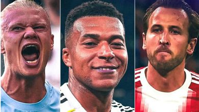 هالاند , مبابي و هاري كين